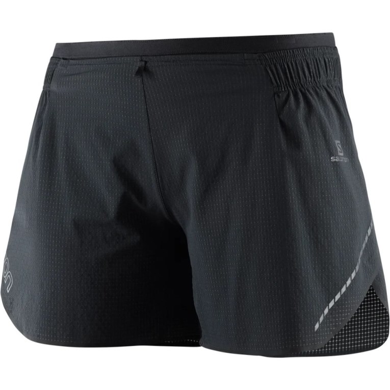 Black Salomon Sense Aero 5'' Women's Running Shorts | IE OA5836